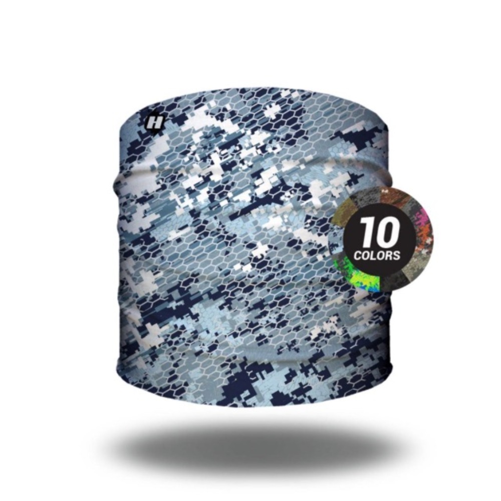 Hoo-Rag Digital Camo Headband in Blue
